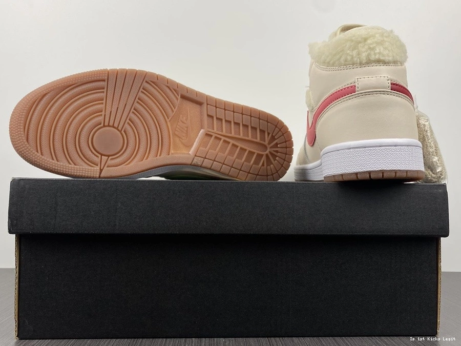 Fleece Mid 1 DO2207-264 (GS) Jordan Pearl - White 0120